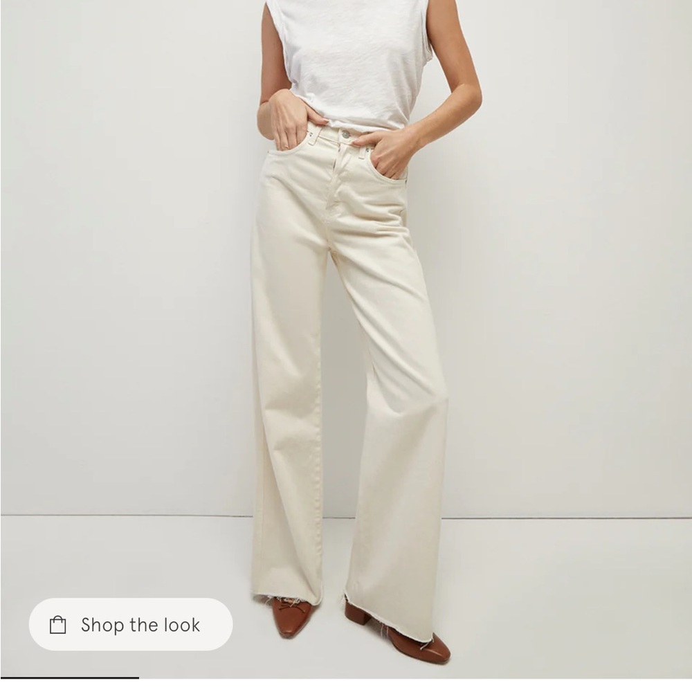 Veronica Beard Taylor wide leg jeans size 27